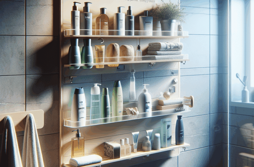 Estante de Ducha JYSK: Práctica y Económica Solución sin Taladrar