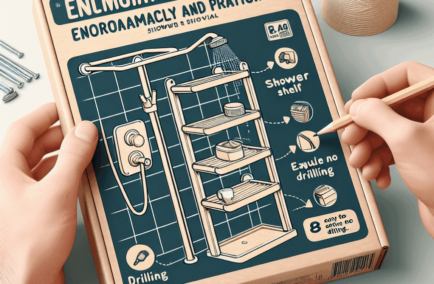 Estante de Ducha JYSK: Funcional y Económico, ¡Instalación Sin Taladro!