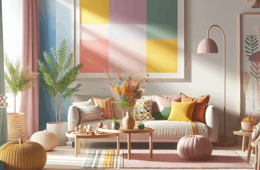 Estilo Nórdico Colorido: Una Celebración del Optimismo en la Decoración