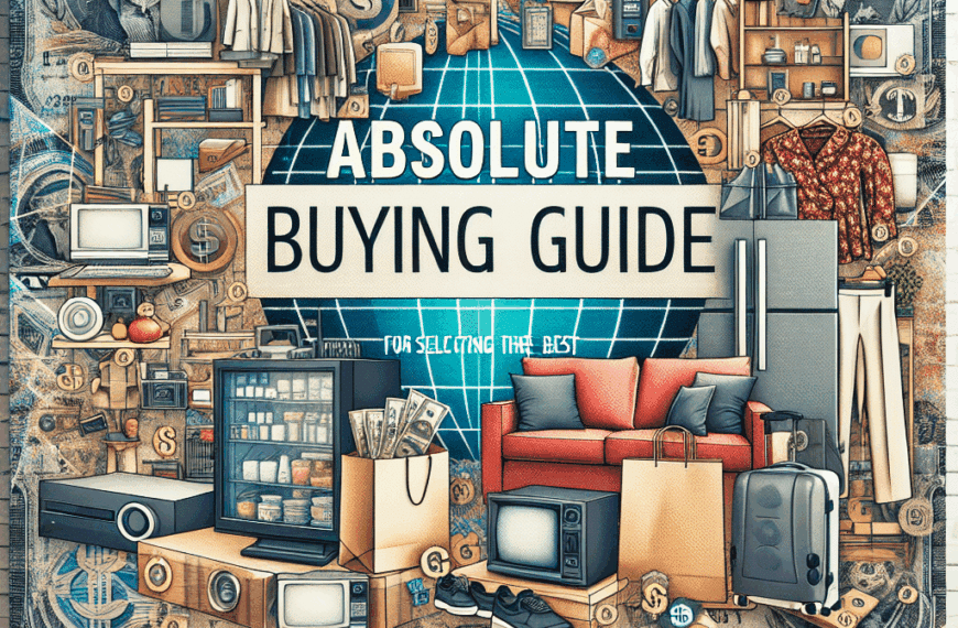 Guía Absoluta de Compra: Consejos Clave para Seleccionar lo Mejor