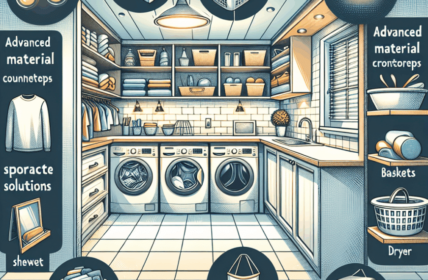 Guía Completa de Encimeras y Armarios para Lavaderos: Ideas Prácticas, Materiales Avanzados y Soluciones de Almacenamiento