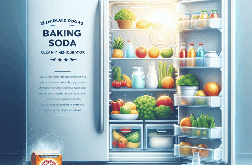 Guía Completa para Eliminar Olores y Limpiar tu Frigorífico con Bicarbonato de Sodio