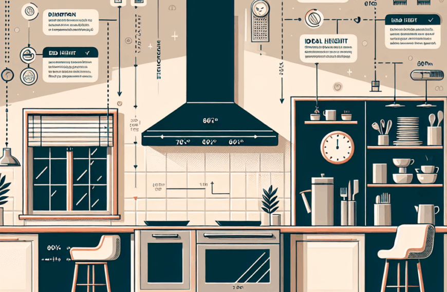 Guía Definitiva para la Instalación Ideal de una Campana de Cocina: Dimensiones, Altura y Pasos Clave