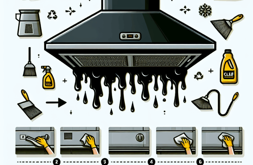 Guía Esencial para Limpiar una Campana Extractora Llena de Grasa Acumulada