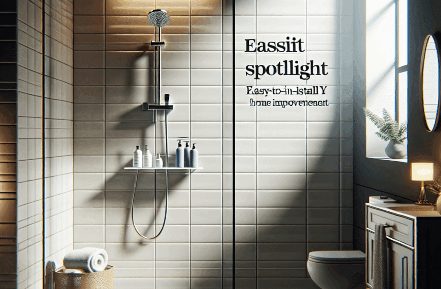 Instala Sin Esfuerzo la Elegante Estantería de Ducha de Leroy Merlin