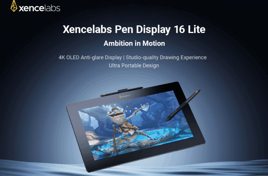Pantalla OLED 4K Xencelabs Pen Display 16 Lite: ¡Lanzamiento Oficial!