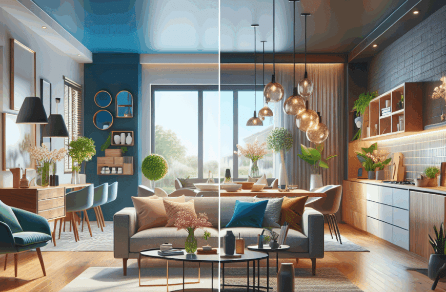 Renovación Brillante: Convertir un Salón Oscuro en un Espacio Moderno con Cocina Abierta