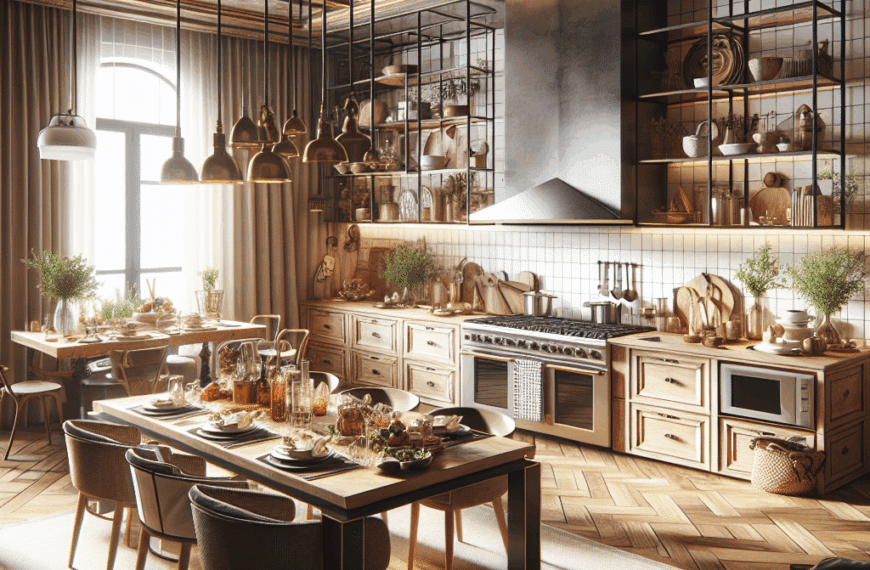 Renovación Gourmet: Sinfonía Perfecta entre Cocina y Comedor