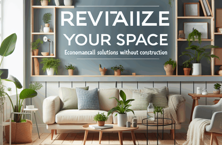Renueva Tu Espacio: Soluciones Económicas Sin Obras