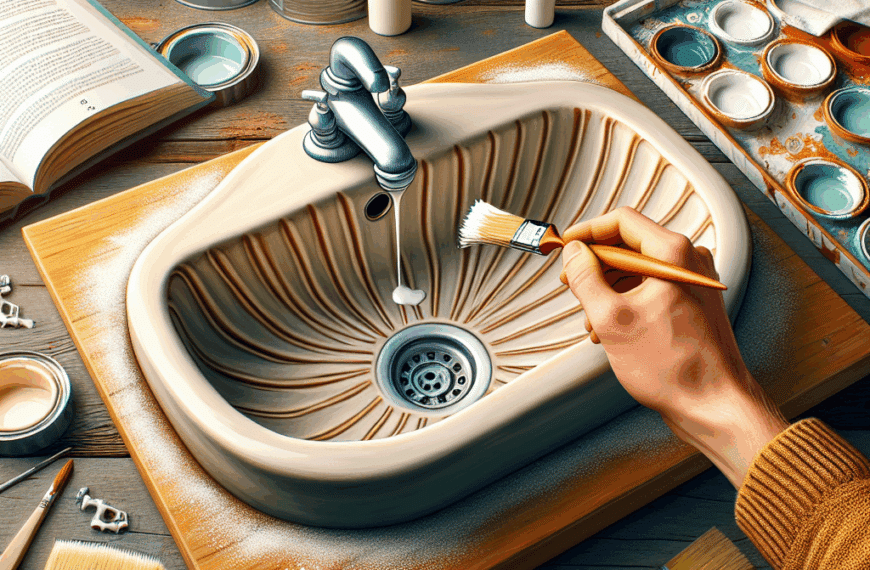 Renueva Tu Lavabo: Guía Práctica para Pintar Cerámica