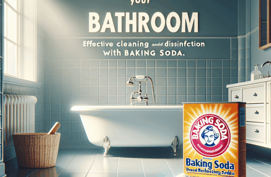 Renueva tu Baño: Limpieza y Desinfección Efectiva con Bicarbonato de Sodio
