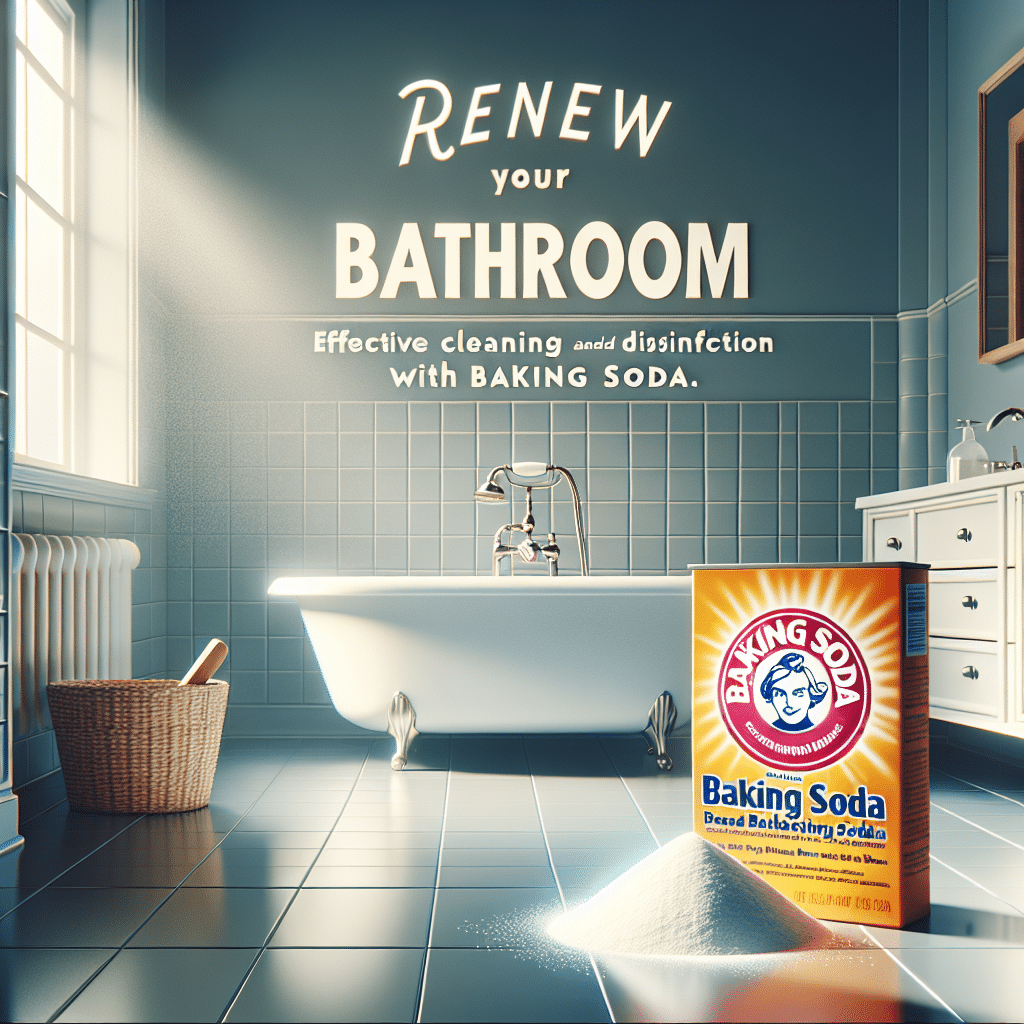 Renueva tu Baño: Limpieza y Desinfección Efectiva con Bicarbonato de Sodio