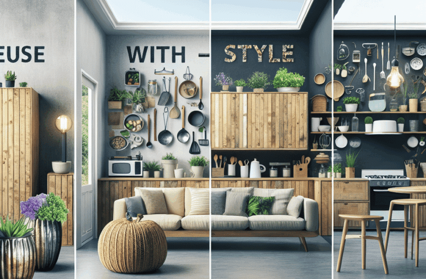 Renueva tu Hogar: Ideas Creativas para Reciclar con Elegancia