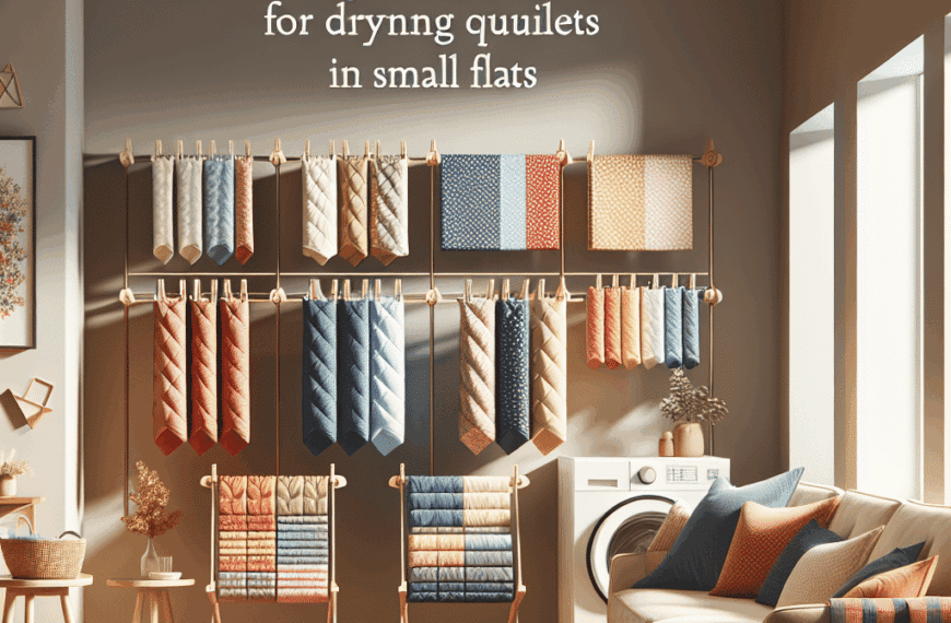 Optimiza el Espacio: Cómo Secar Colchas y Sábanas en un Piso Reducido