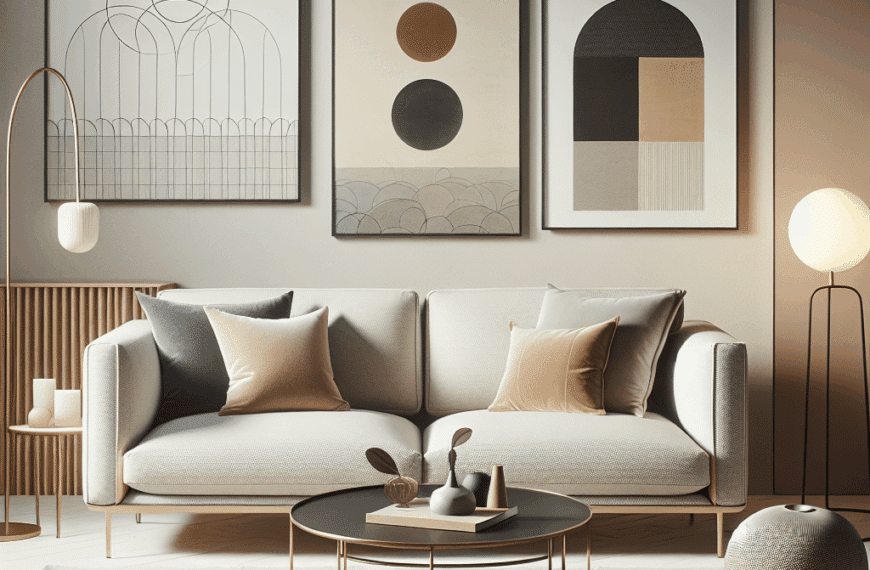 Sofás de Respaldo Bajo: Elegancia Nórdica con Toque Liviano