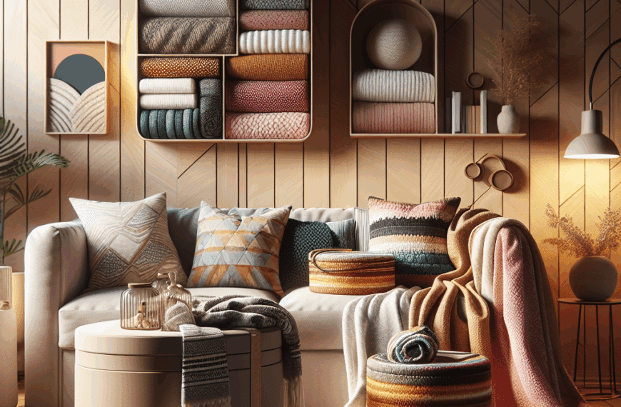 Soluciones Creativas: El Espacio Perfecto para las Mantitas del Sofá