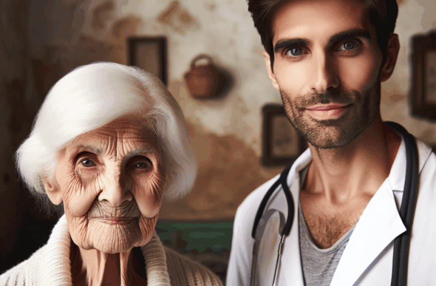 Teresa Fernández, La Persona Más Longeva de España a Sus 112 Años, Junto al Doctor de la Peña