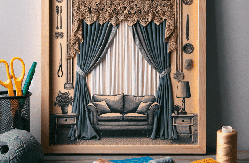 Convierte Tus Cortinas Antiguas en Obras de Arte para el Hogar