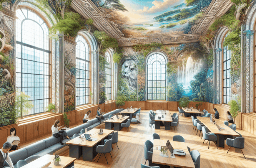 Convierte Interiores en Escenarios Naturales con Murales y Papel Tapiz