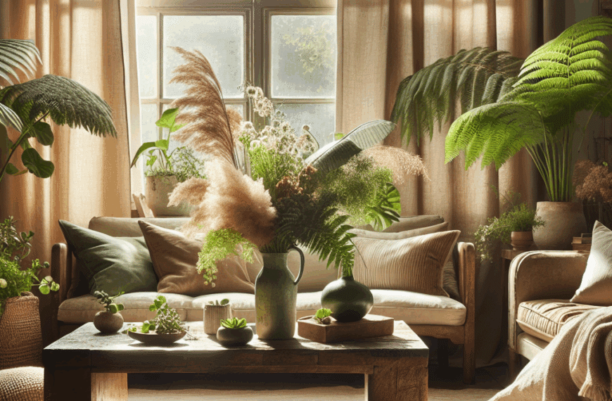 Transforma Tu Salón: La Magia del Esplendor Natural