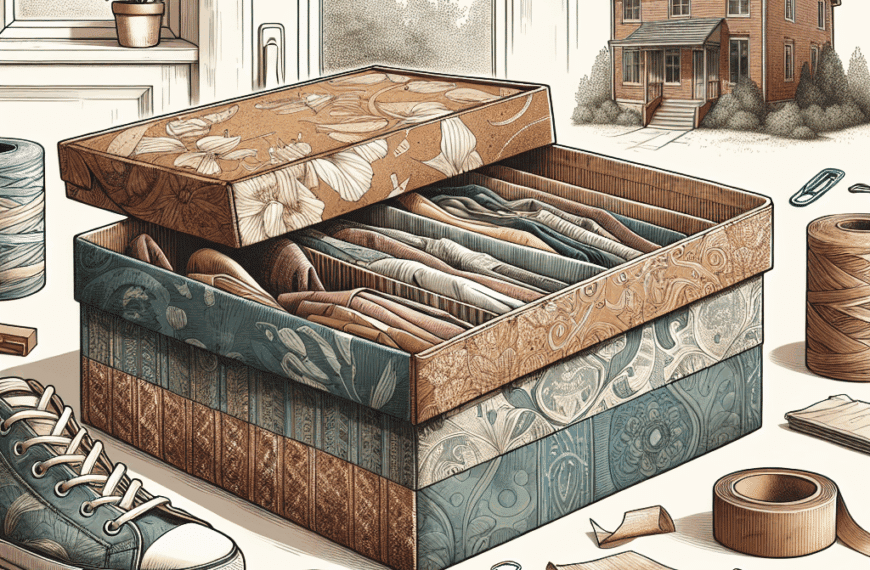 Transforma una Caja de Zapatos y Sábanas Usadas en un Elegante Organizador para tu Hogar