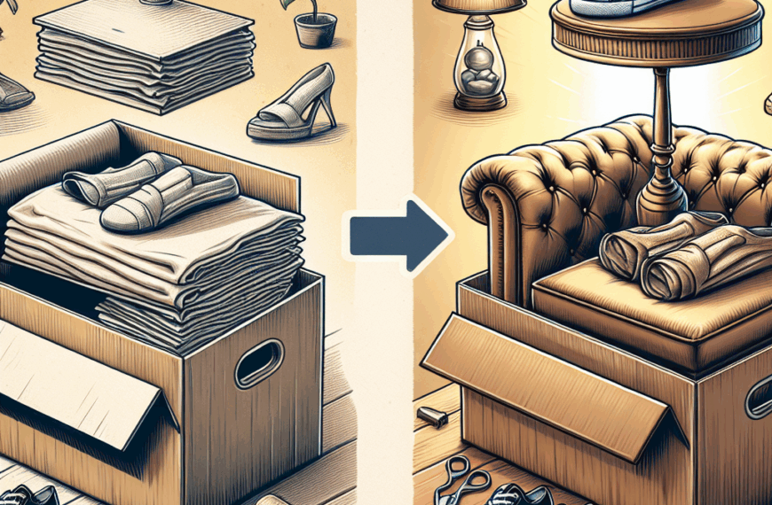 Crea un Elegante Organizador en Casa Usando una Caja de Zapatos y Sábanas Reutilizadas