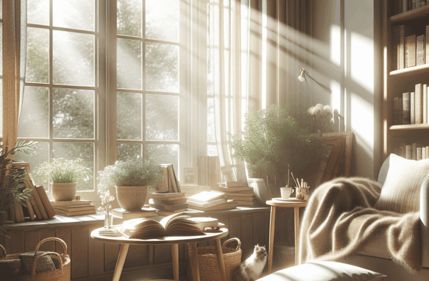 Un Refugio de Luz y Confort: El Espacio Ideal para la Lectura