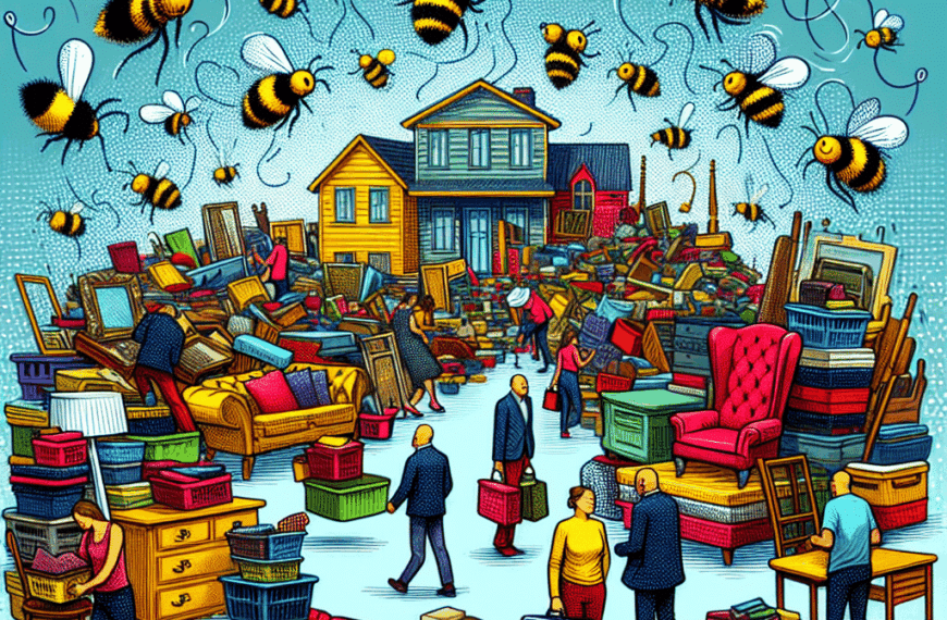 El Auge de Vaciar Casas: Mercadillos y su Creciente Popularidad