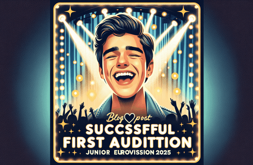 RTVE celebra el exitoso primer ensayo de Gonzalo Pinillos en Eurovisión Junior 2025