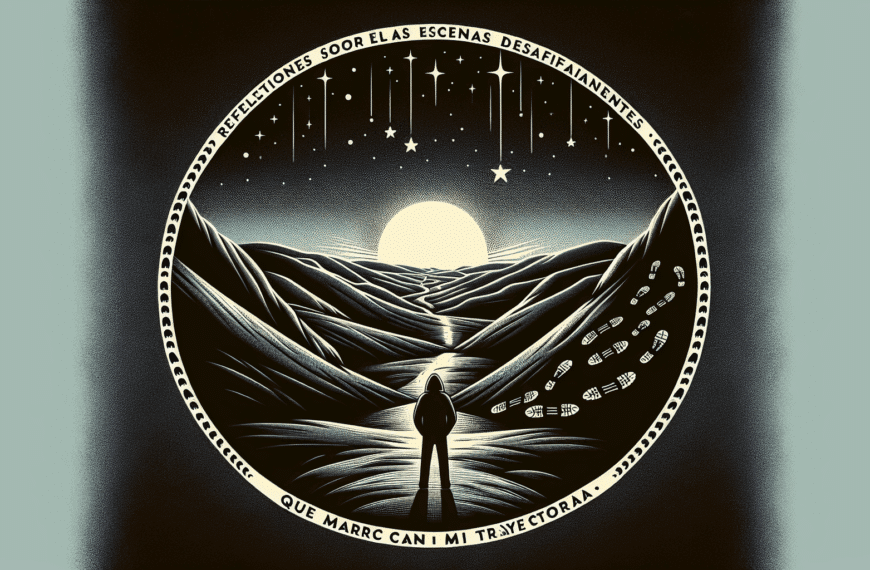 Reflexiones sobre las Escenas Desafiantes que Marcan mi Trayectoria