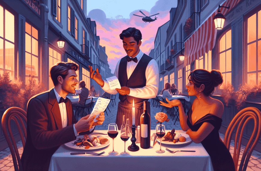 Cuando el amor y la cuenta se encuentran: una cena a la carta