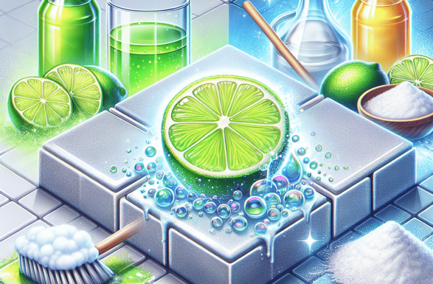 Transforma tus Azulejos: Limpieza Efectiva con Solo Tres Ingredientes