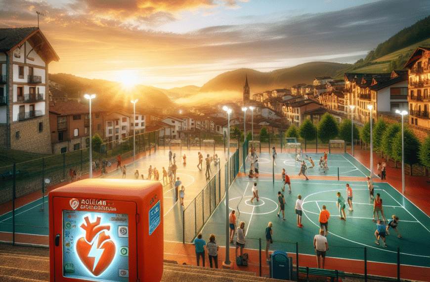 Aguilar de Campoo Refuerza Su Seguridad Con Un Nuevo Desfibrilador En Las Instalaciones Deportivas