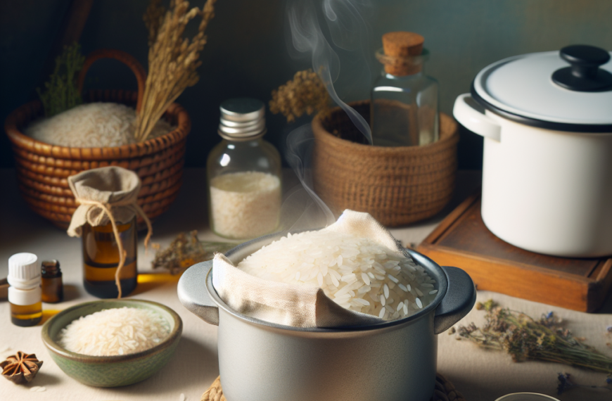 Ambientador Ecológico para tus Cajones: Elaboración con Arroz y Paño Húmedo