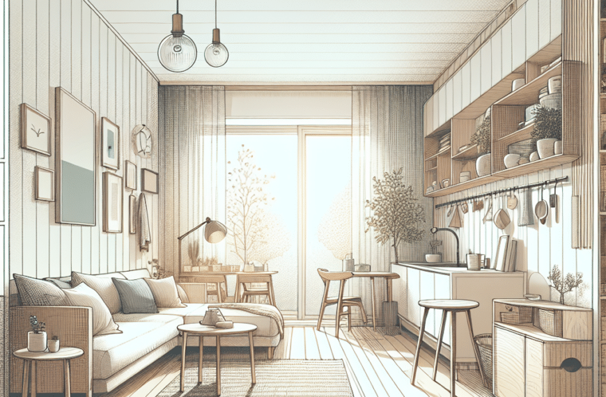 Aprovechando Cada Espacio: El Encanto Nórdico en un Acogedor Piso de 44 m²