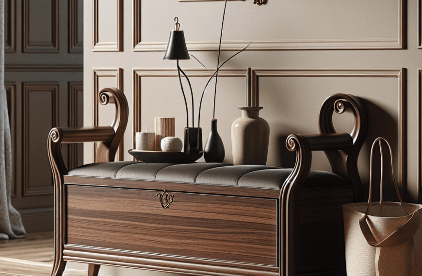 Banco Con Almacenaje: Elegancia y Organización para Tu Hogar