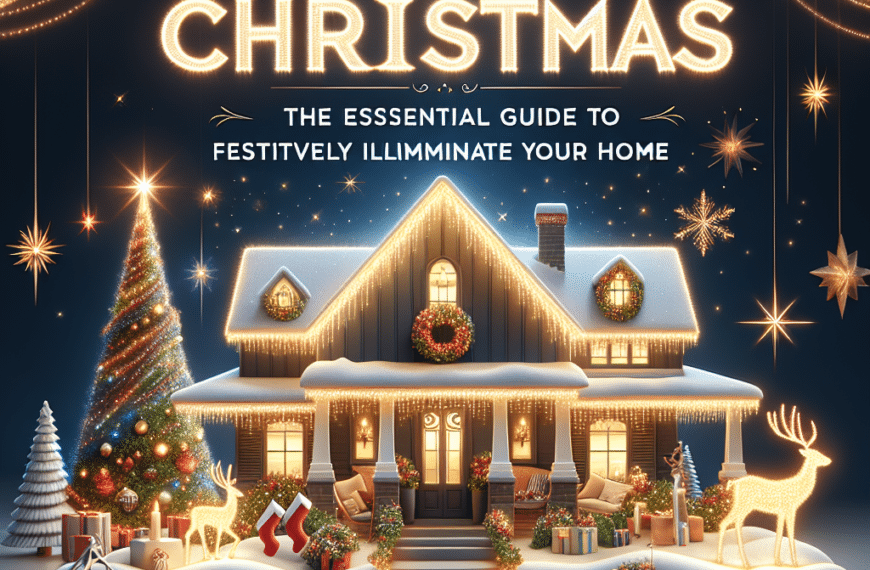 Brilla en Navidad: La Guía Esencial para Iluminar tu Hogar Festivamente