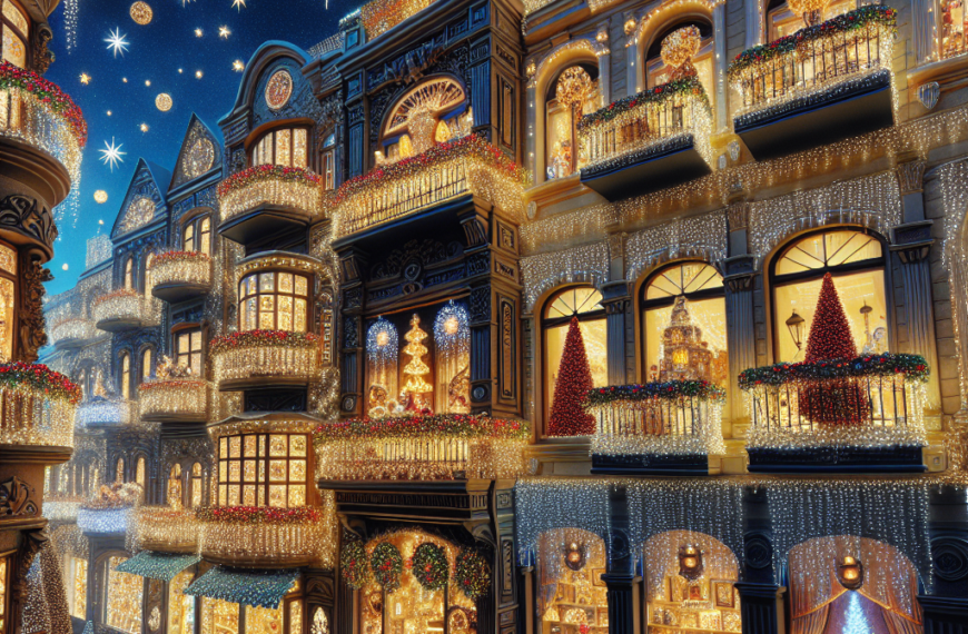 Brillo Festivo: Concurso de Decoración Navideña en Balcones, Fachadas y Escaparates