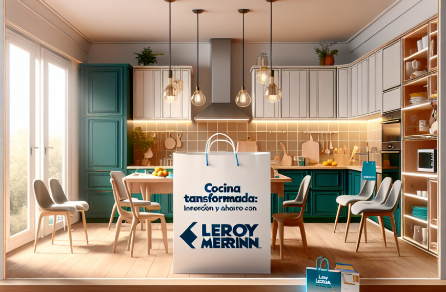Cocina Transformada: Innovación y Ahorro con Leroy Merlin