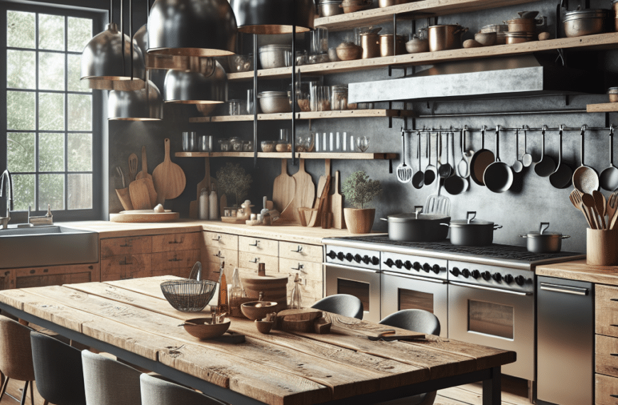 Cocinas Rústicas Modernas: Elegancia y Comodidad para tu Espacio