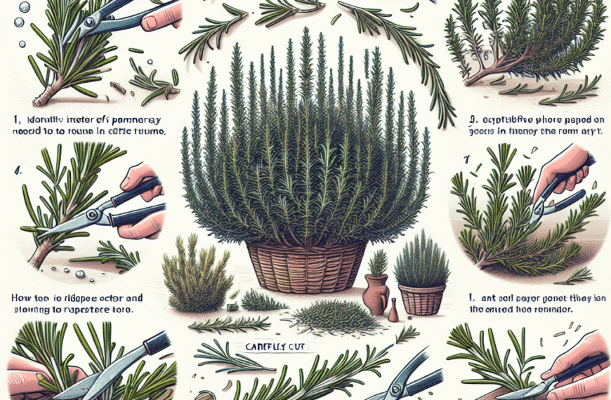 Guía para Podar el Romero en Enero y Garantizar un Crecimiento Excelente Todo el Año