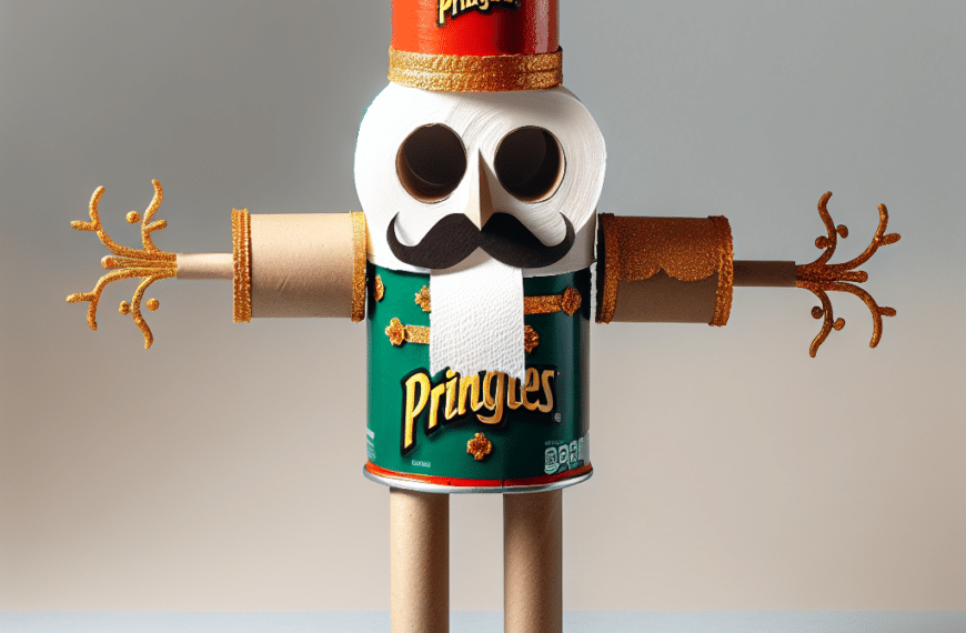 Convierte Pringles y Rollos de Papel en un Cascanueces Inolvidable