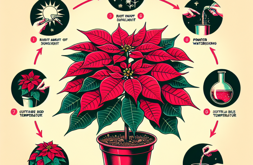 Cómo Mantener Viva tu Flor de Pascua Todo el Año