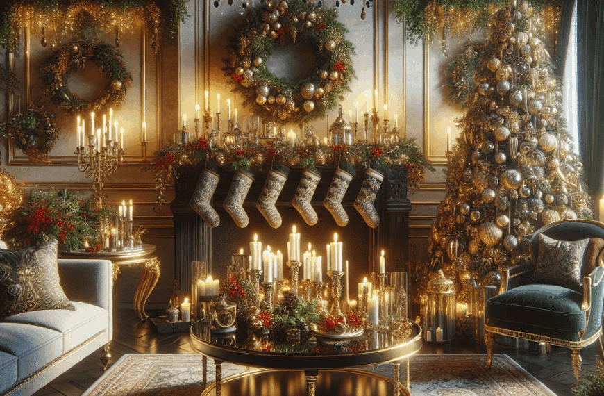 Estilo Sofisticado: Ideas para una Decoración Navideña Elegante