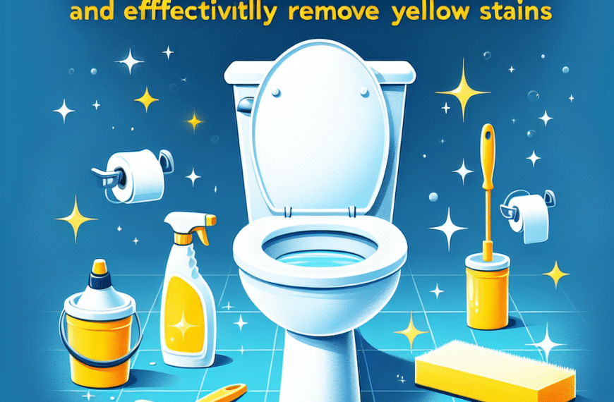 Descubre el Método Infalible de los Expertos para Blanquear Asientos de WC y Eliminar Manchas Amarillas Efectivamente