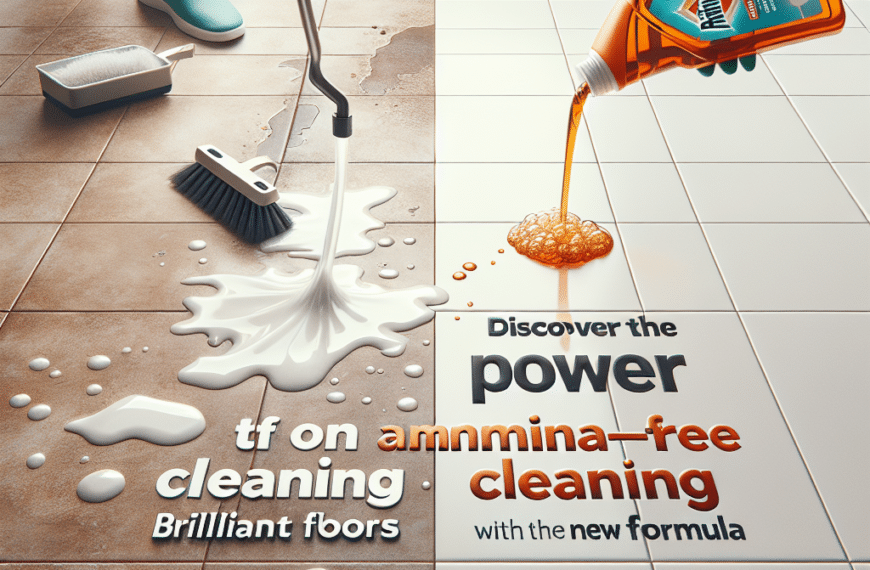 Descubre el Poder de la Limpieza Sin Amoníaco: Brillantes Suelos con la Nueva Fórmula de Mercadona