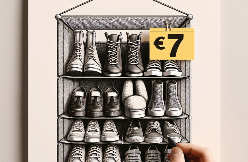 Descubre el Zapatero Colgante de Lidl: Organiza tu Calzado con Estilo por Solo 7 Euros