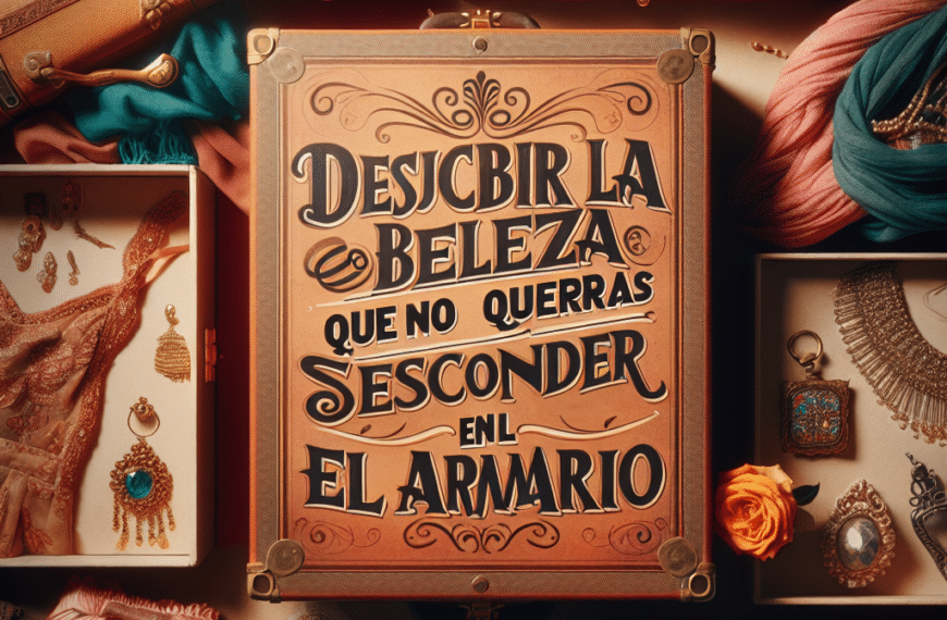 Descubre la Belleza que No Querrás Esconder en el Armario