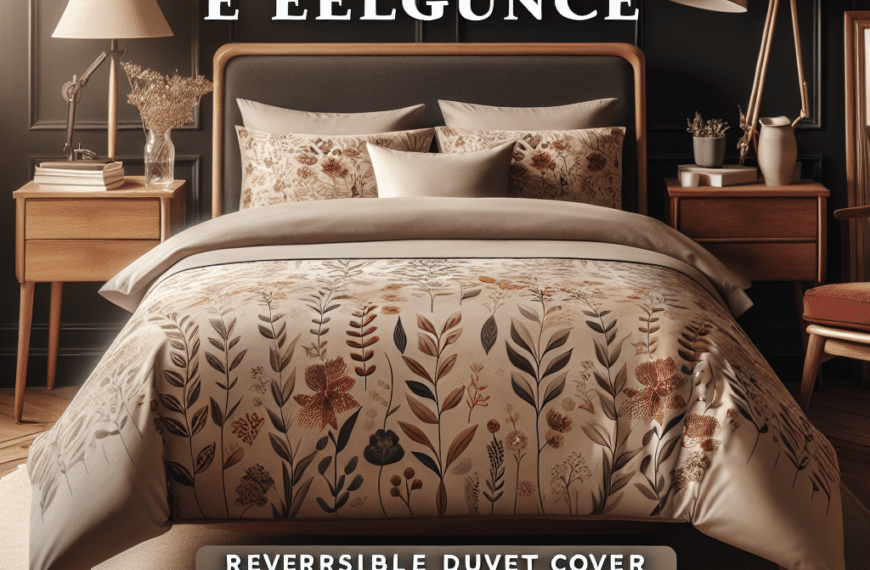 Descubre la Elegancia Estacional con la Funda Nórdica Reversible de Zara Home