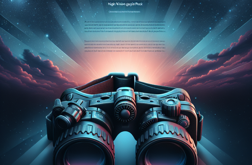 Descubre la Noche: Pack de Gafas de Visión Nocturna